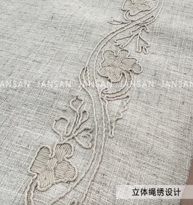 法式極簡 亞麻混紡老錢風緊身連身裙
