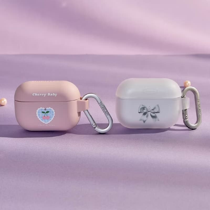 緞光蝴蝶結強悍防摔AirPods保護套