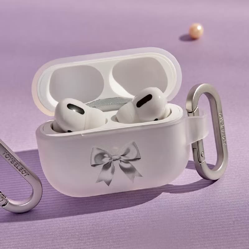緞光蝴蝶結強悍防摔AirPods保護套
