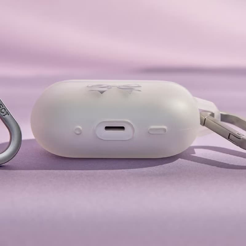 緞光蝴蝶結強悍防摔AirPods保護套