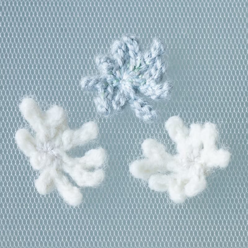 岩生鹿角刺繡鉤織耳環 白羊