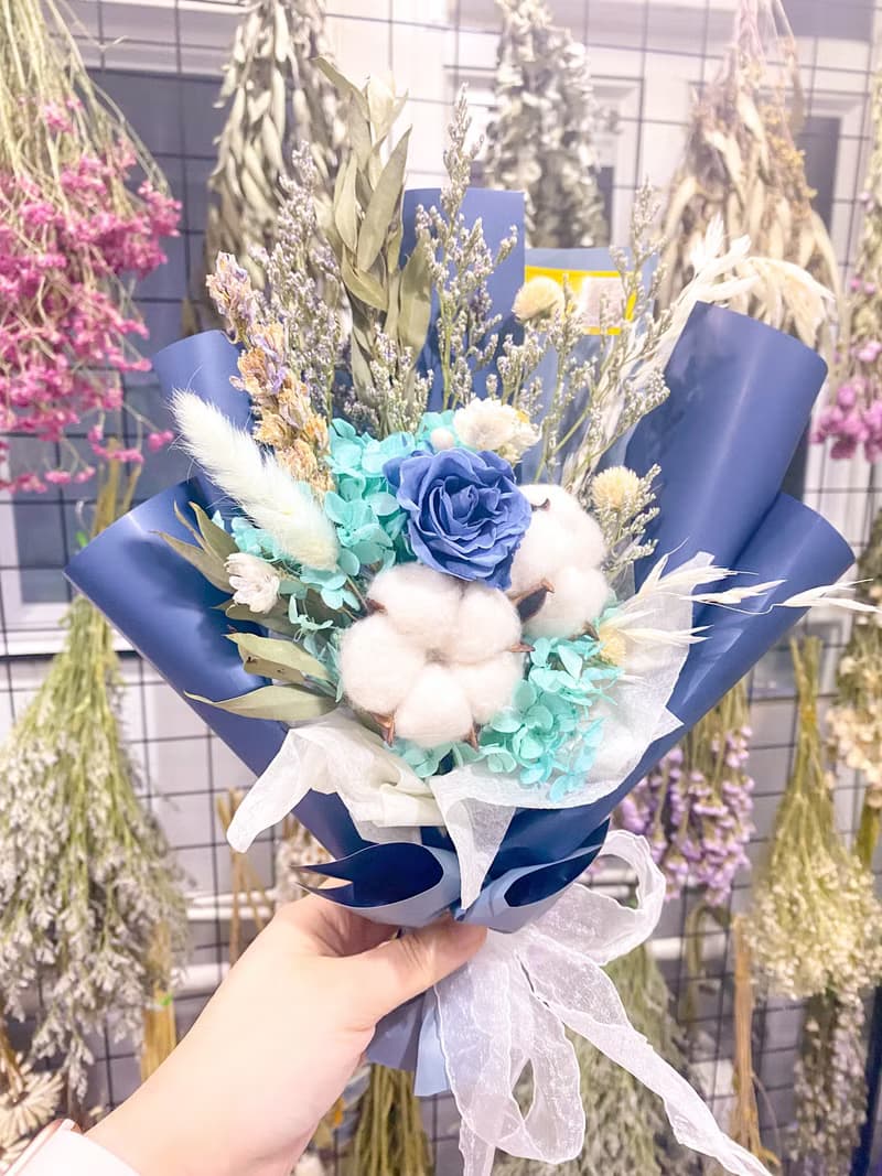 藍綠花束 (s size)