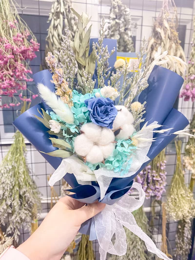 藍綠花束 (s size)