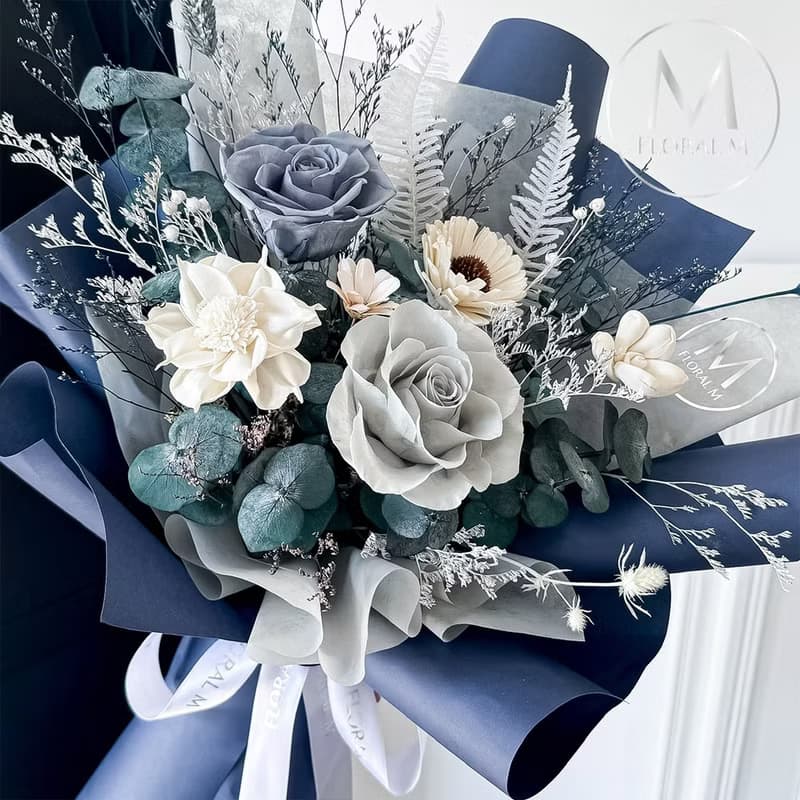 布里奇頓永生花束(贈送5ml香氛油)