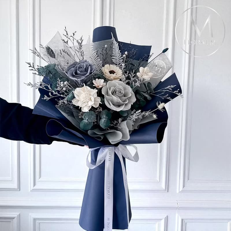 布里奇頓永生花束(贈送5ml香氛油)