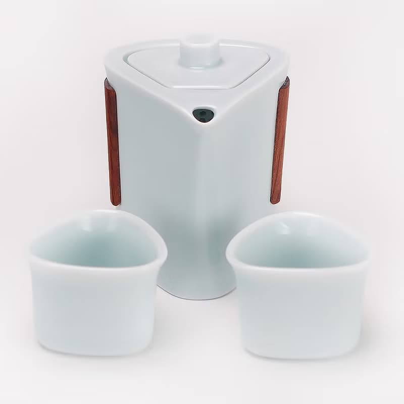 三文魚影青泡茶組│打破傳統器形│創意十足│畢業禮物