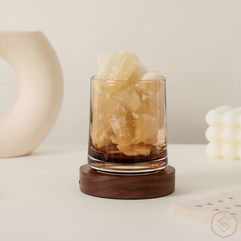 聚財自信 | 黃水晶 | 水晶氣氛燈