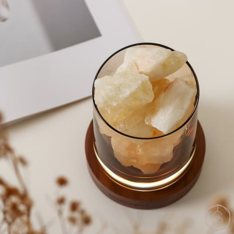 聚財自信 | 黃水晶 | 水晶氣氛燈