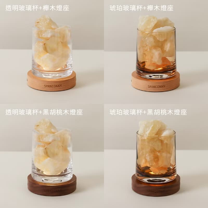 聚財自信 | 黃水晶 | 水晶氣氛燈