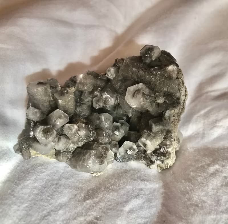二次結晶熊貓方解石 水晶簇 特別紋路 水晶原礦 天然原石 水晶