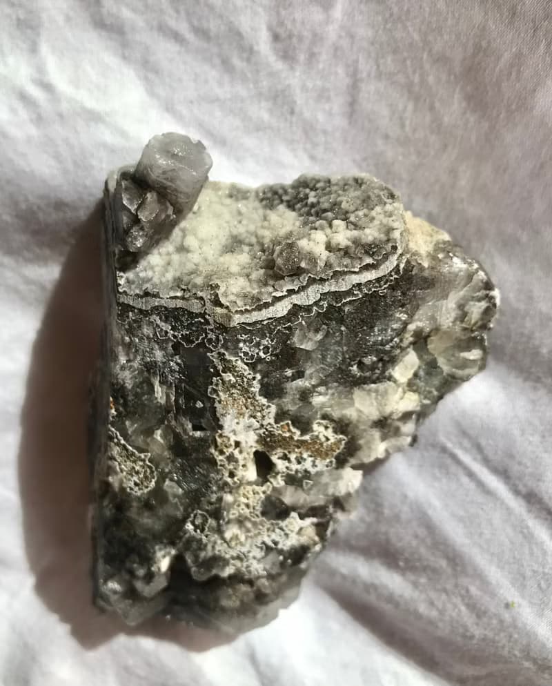 二次結晶熊貓方解石 水晶簇 特別紋路 水晶原礦 天然原石 水晶
