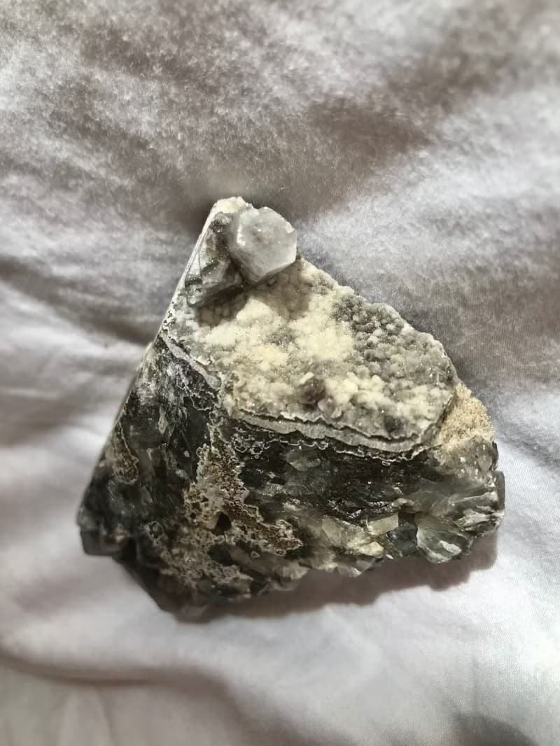 二次結晶熊貓方解石 水晶簇 特別紋路 水晶原礦 天然原石 水晶