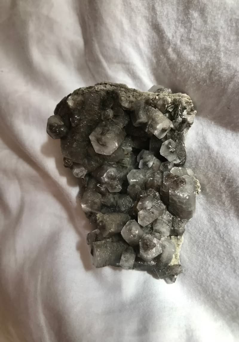 二次結晶熊貓方解石 水晶簇 特別紋路 水晶原礦 天然原石 水晶