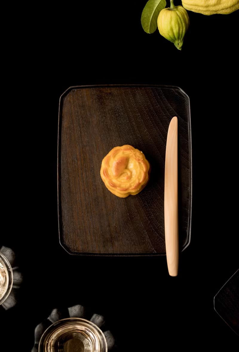 甜點刀&叉 榧木 原木