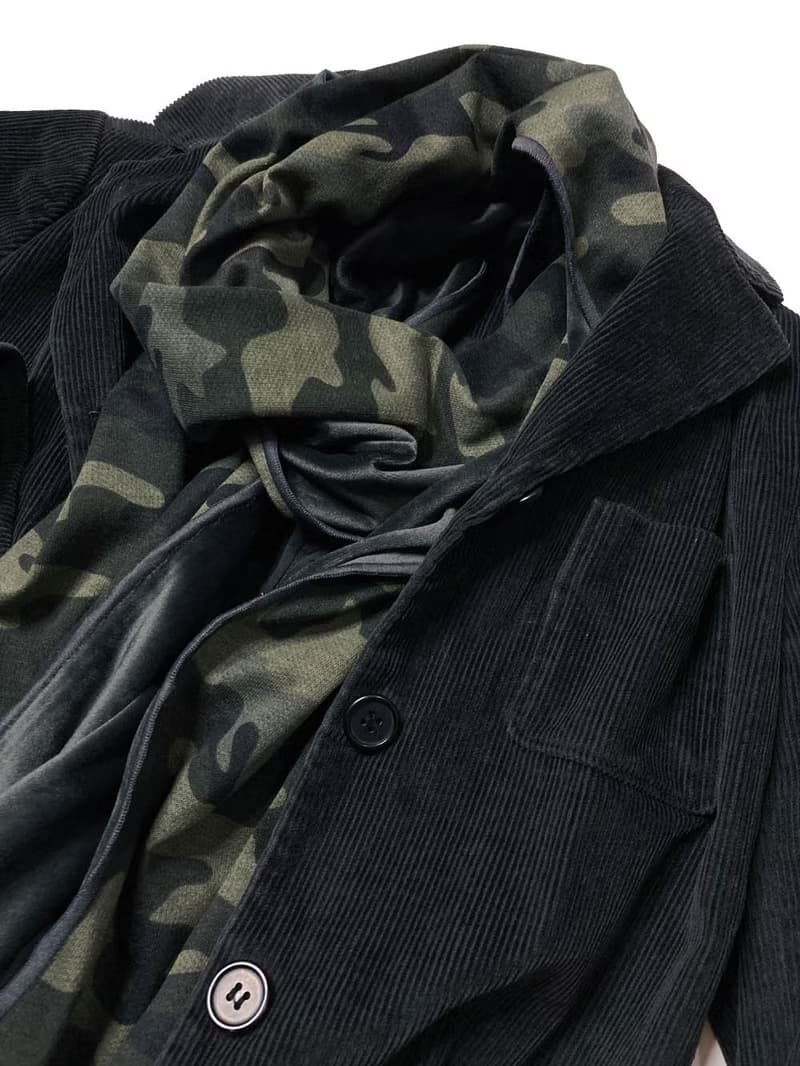 棉絨 / 迷彩 軍風圍巾