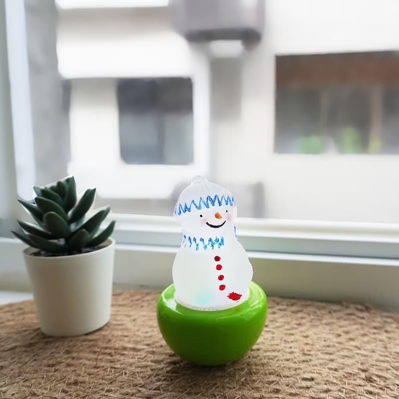 娃寶百變不倒矽膠門擋組-聖誕雪人(可加購LED)