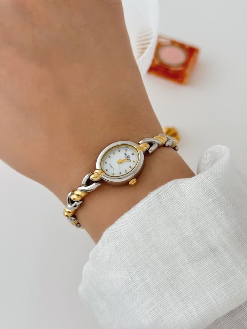 Vintage John Richmond Two Tone Bracelet Watch
