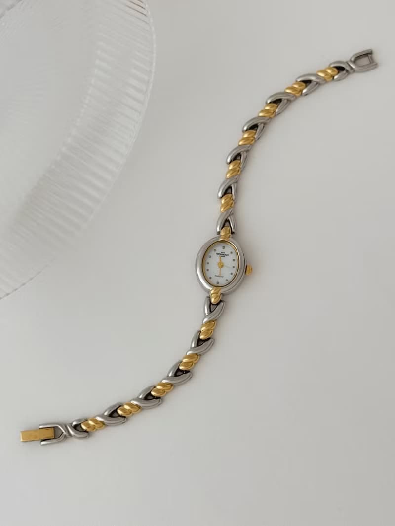 Vintage John Richmond Two Tone Bracelet Watch