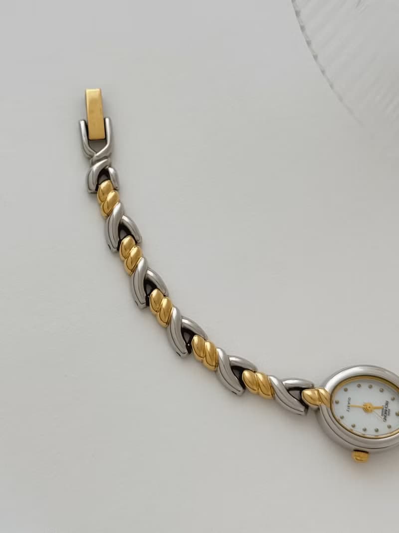 Vintage John Richmond Two Tone Bracelet Watch