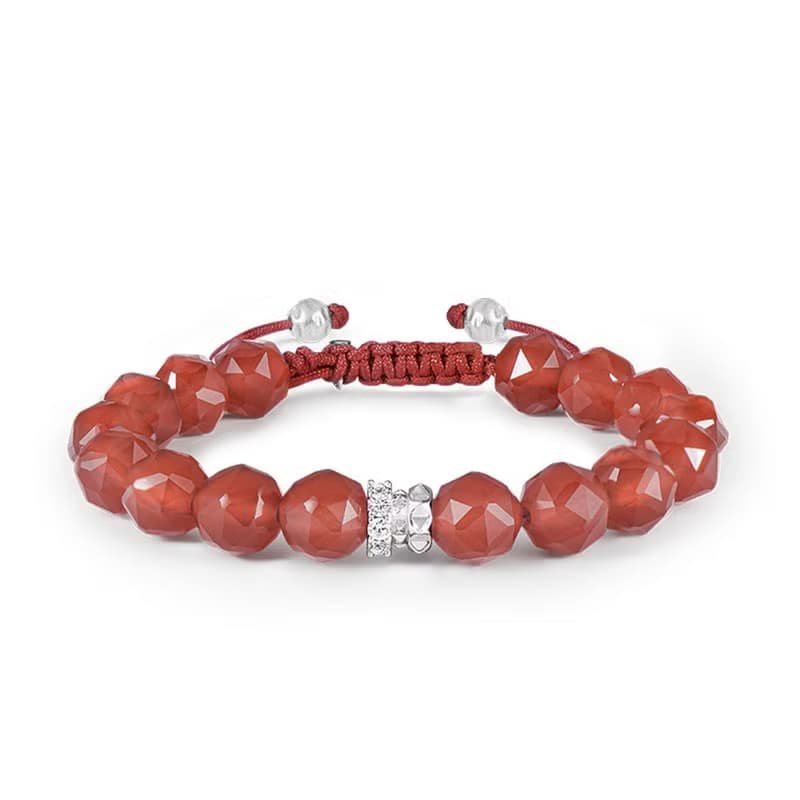 瑞典AWNL  刺梨薔薇 紅瑪瑙 女士手鍊 七夕情人節