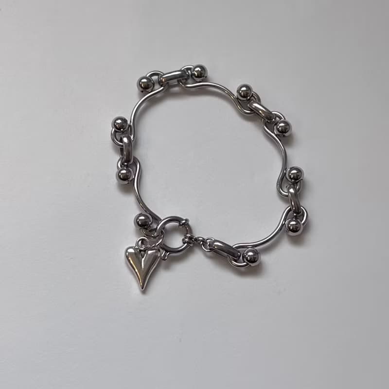 SLEET-愛心鈦鋼手鍊