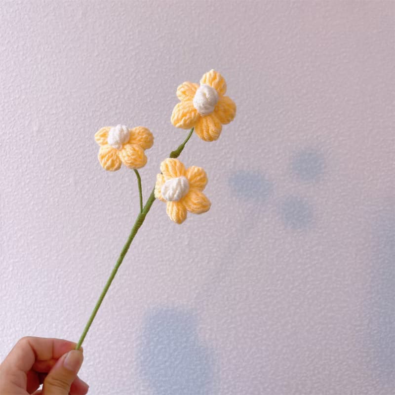 手作鉤織 暖陽幸福花束