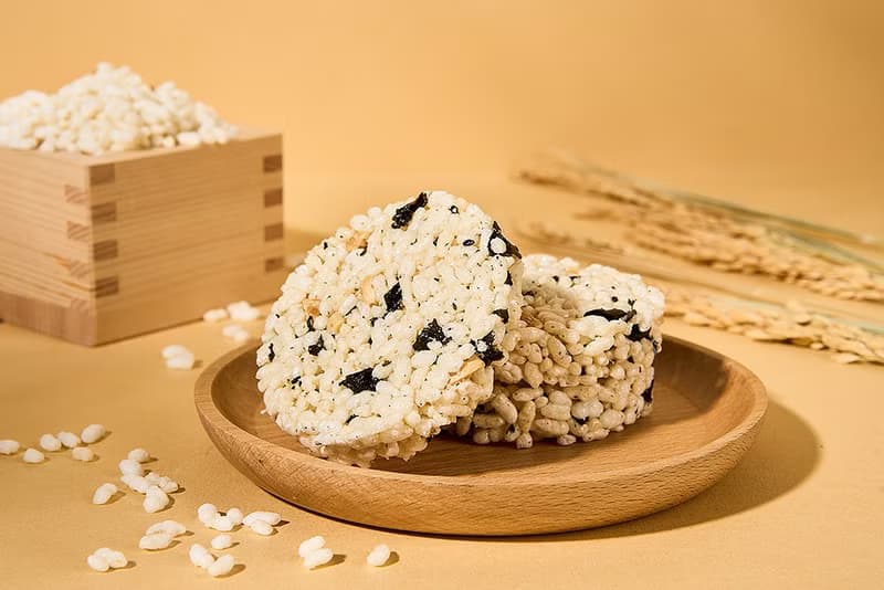 婚禮小物 燙金囍字 圓型米香 海苔爆米香餅 素食可 迎賓 喜糖