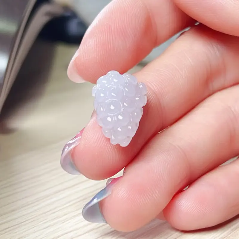 冰種翡翠葡萄 | 天然緬甸A貨翡翠 | 送禮