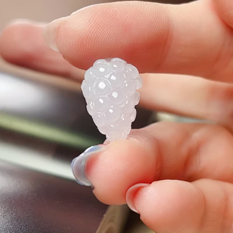 冰種翡翠葡萄 | 天然緬甸A貨翡翠 | 送禮