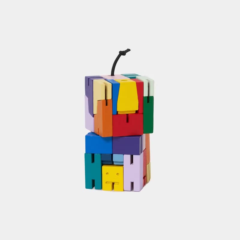 Cubebot 酷比好朋友組合【限定款】木製變形積木機器人 益智玩具