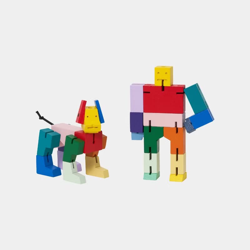 Cubebot 酷比好朋友組合【限定款】木製變形積木機器人 益智玩具