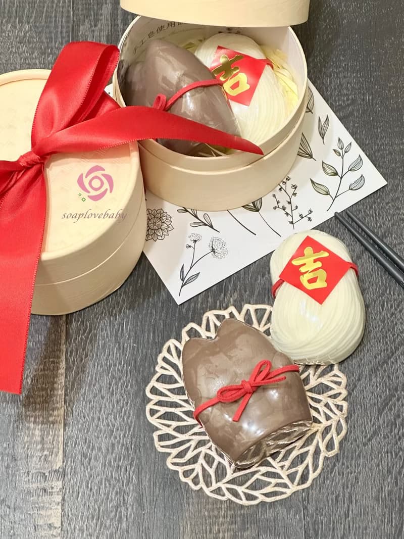 台灣豬腳麵線手工皂禮盒|年菜年貨祝壽|生日禮物|閏月