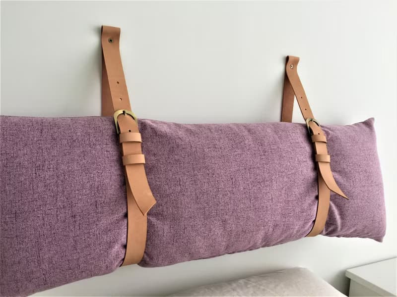 皮帶牆上置物架 // 隔板置物架 // 牆面裝飾 // DIY 床頭墊皮帶