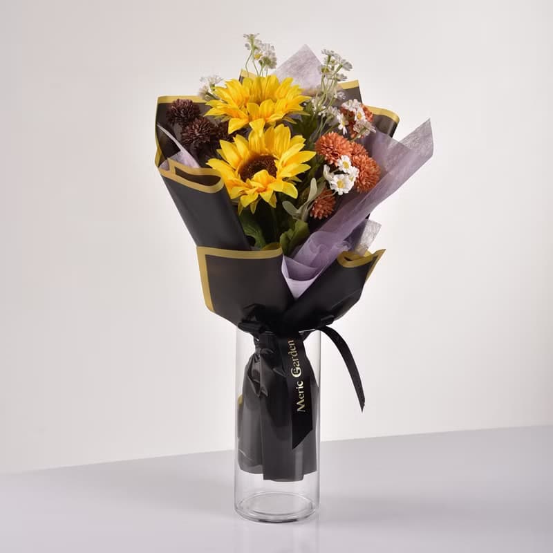 仿真梵高燦日 葵蒲物語花束 Meric Garden
