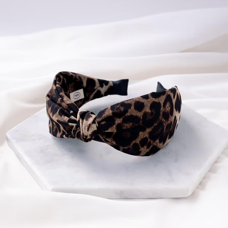 leopard bandana hairband handmade headband