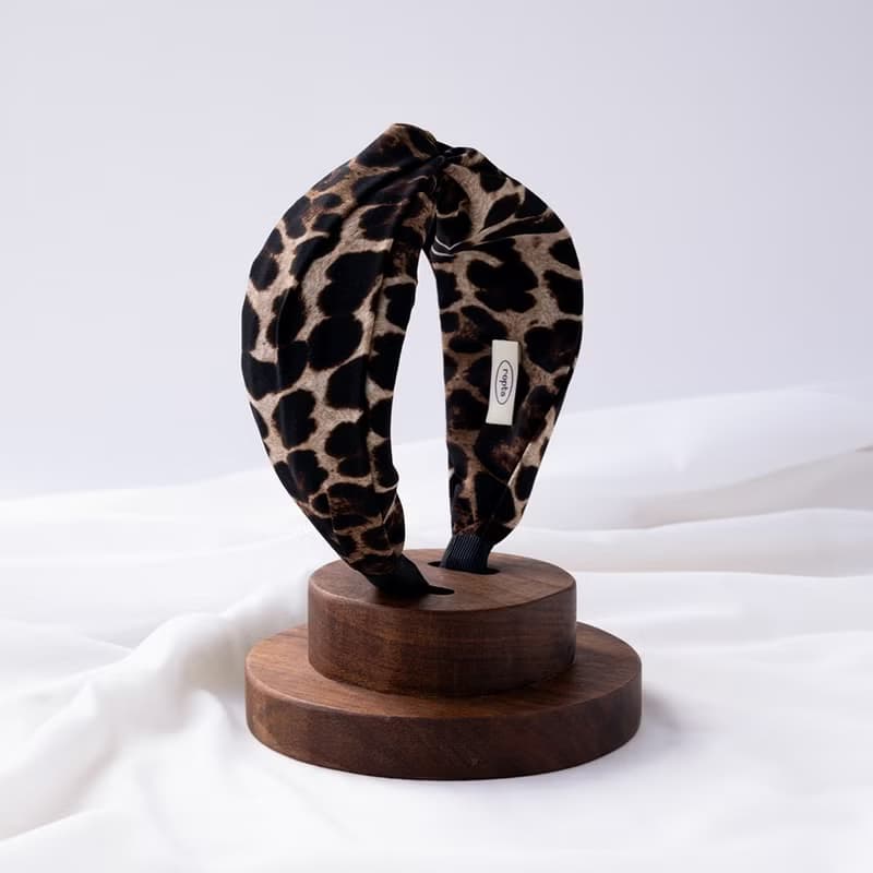 leopard bandana hairband handmade headband