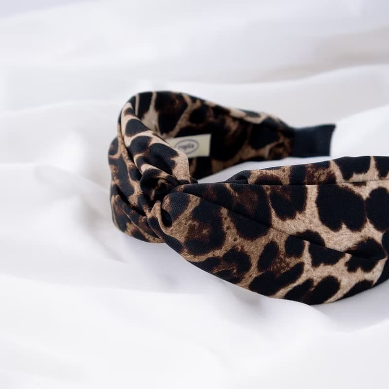 leopard bandana hairband handmade headband