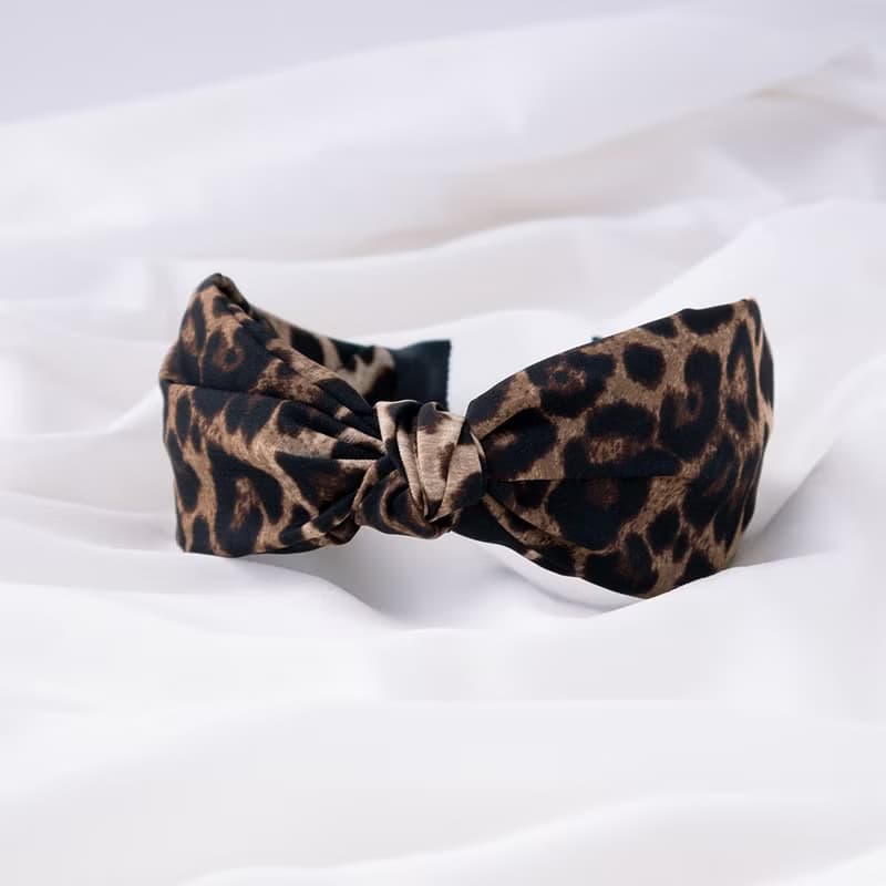 leopard bandana hairband handmade headband