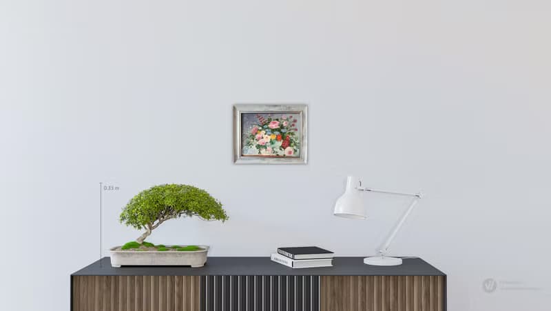 Dutch bouquet framed