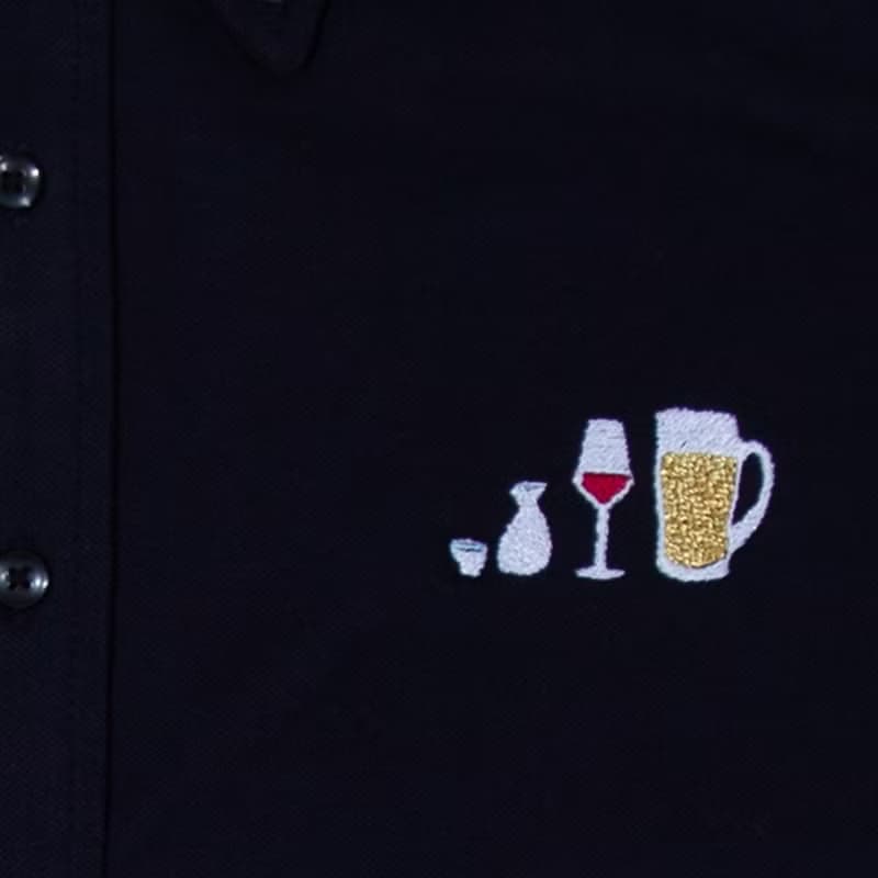 父の日・お酒好きへのギフトに。アルコールとわたしポロシャツ 3XLサイズまで