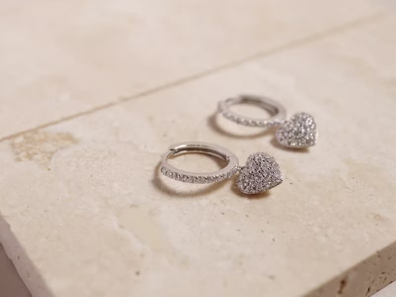 【情人節送禮】Be in Love。愛心耳環