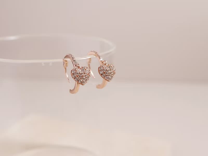 【情人節送禮】Be in Love。愛心耳環