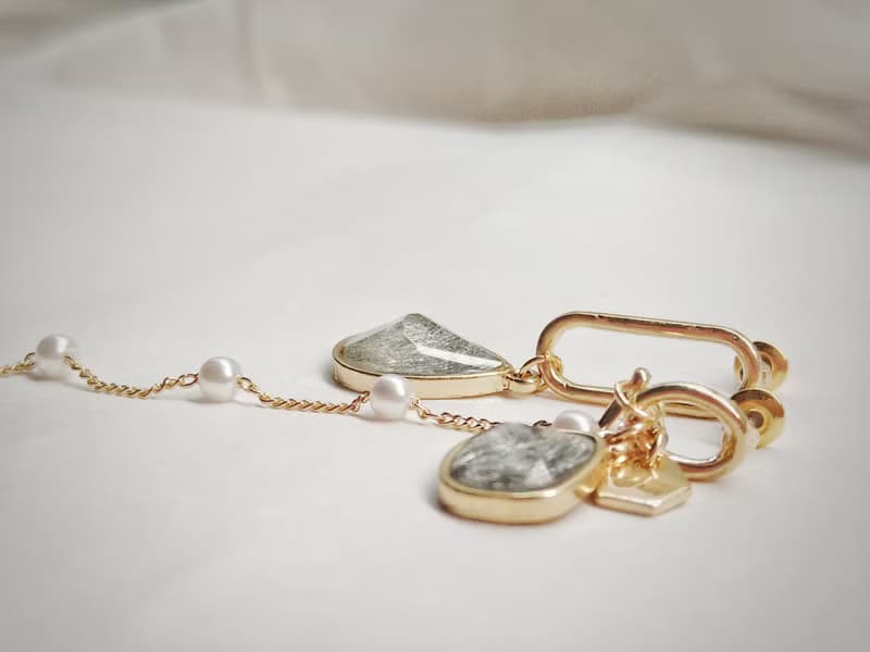 精靈之淚 耳環 耳飾 飾品 銀 S925 金 日系 氣質 水滴 銀絲 水晶