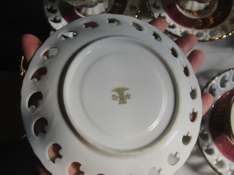 【老時光 OLD-TIME】早期日本製古典精美茶具組(一杯一盤為一組