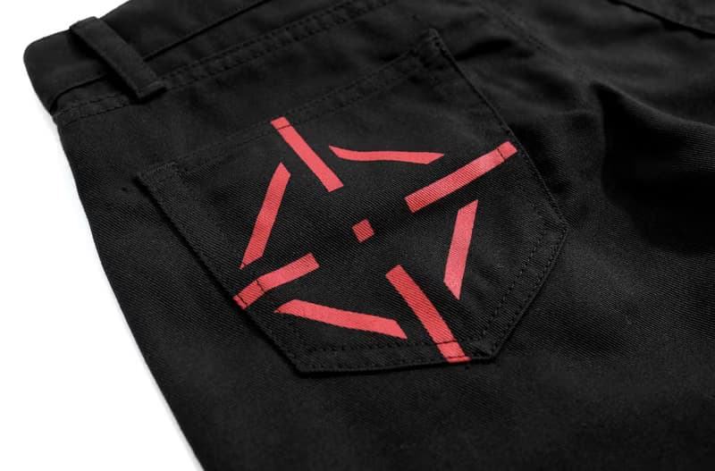 .67ARROW ROLLING_EYEZ SLIM-FIT_合身彈性長褲 黑色長褲
