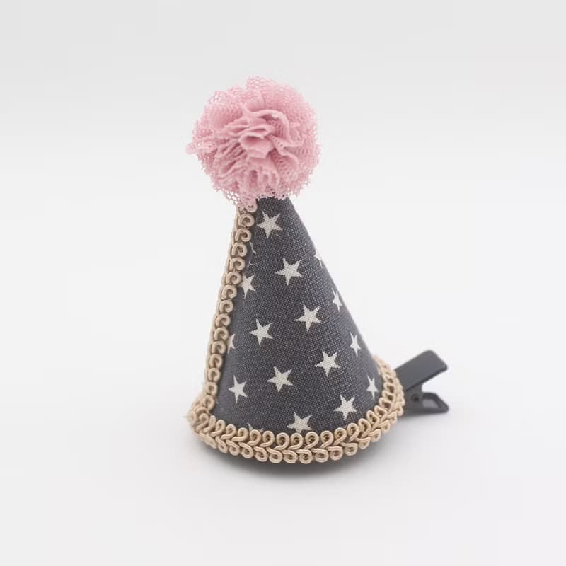 Baby star cone hat hairclip,happybirthday,party,party hat,cone hat