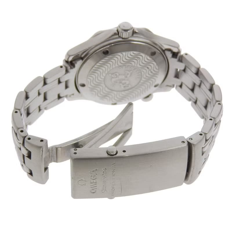 【日本直送】オメガ OMEGA シーマスター 300M 腕時計 プロフェッショナル SS クオーツ アナログ表示 ネイビー文字盤 メンズ【中古】