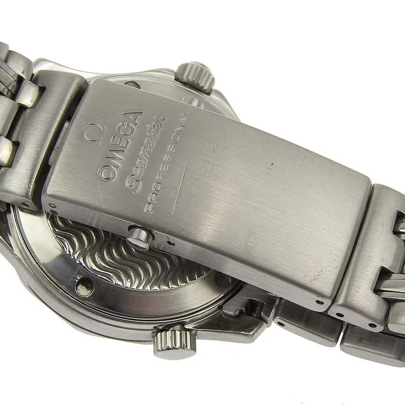 【日本直送】オメガ OMEGA シーマスター 300M 腕時計 プロフェッショナル SS クオーツ アナログ表示 ネイビー文字盤 メンズ【中古】