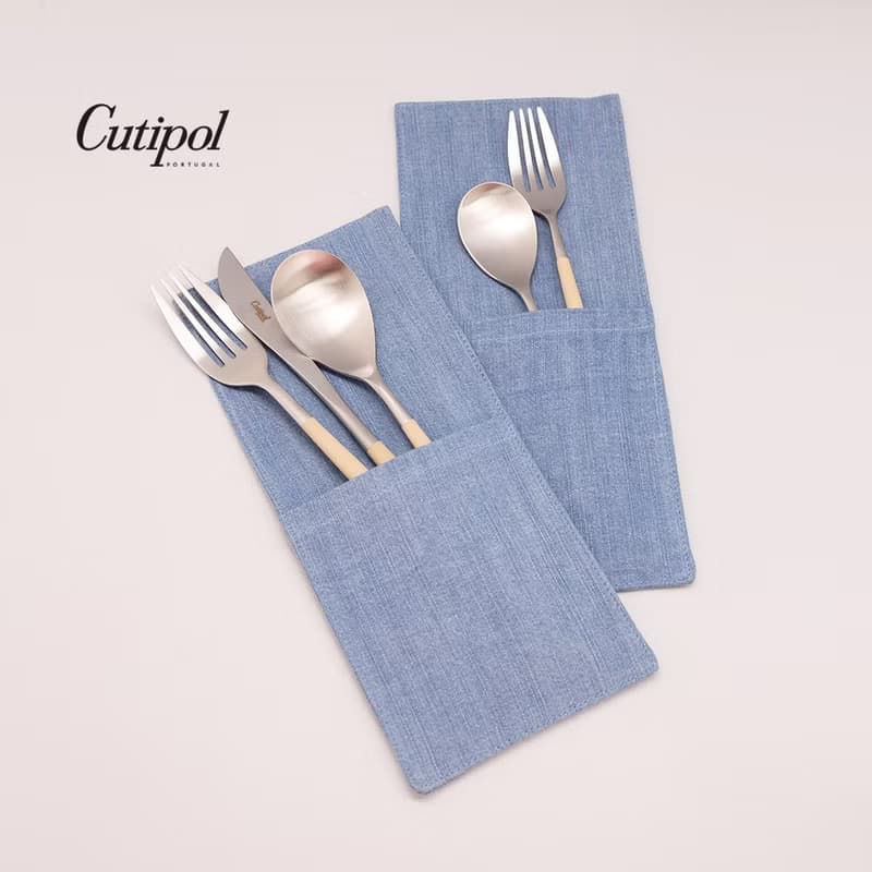 葡萄牙 Cutipol  MIO  奶茶銀  主餐三件組(刀叉匙)