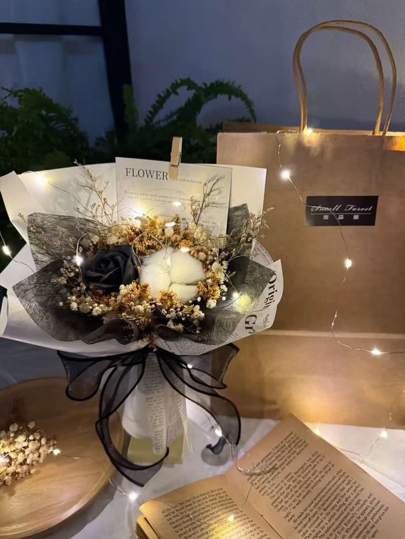 中型花束 香皂花束 乾燥花束 畢業花束 母親節 康乃馨 乾燥花